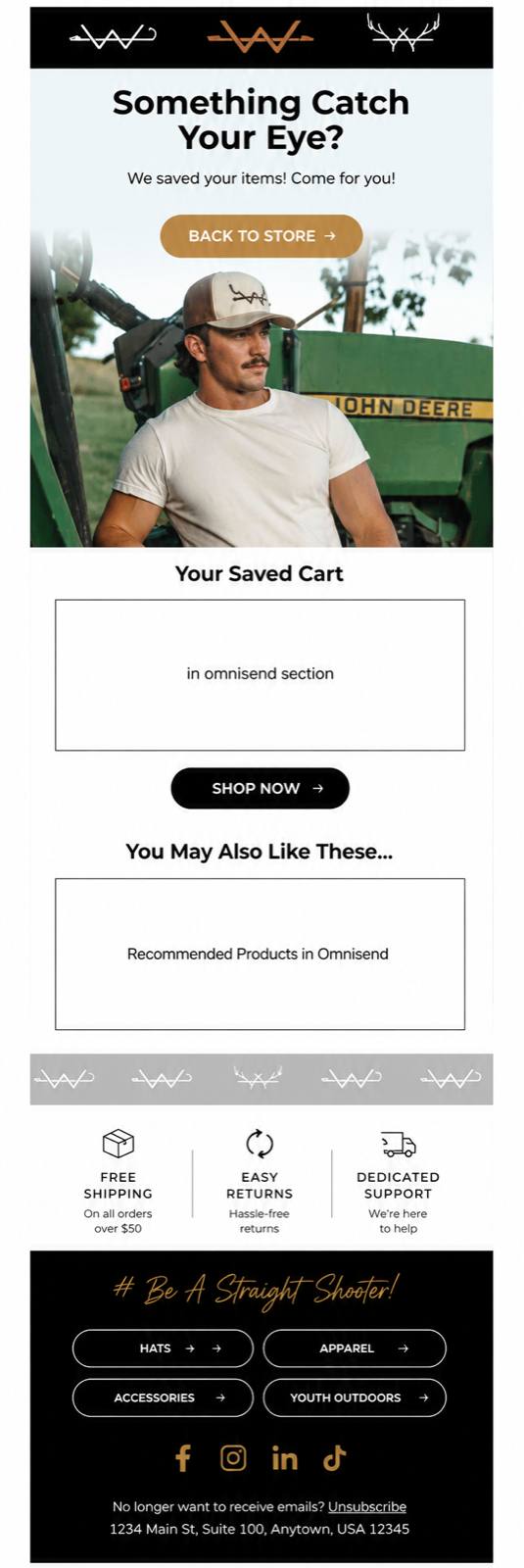 Webb Western — Browse abandon email