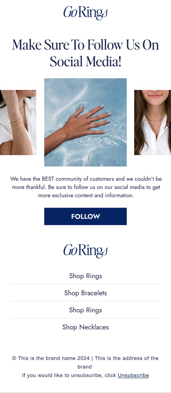 Go Rings — Post-purchase email